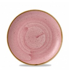 Plato llano Stonecast  en color rosa 21 cm
