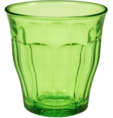 Vaso de vidrio modelo Picardie de 31 cl en color Verde. Cajas de 4 unidades.