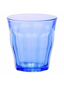 Vaso de vidrio modelo Picardie de 25 cl en color Azul. Cajas de 6 unidades.