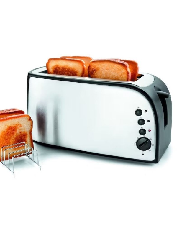 TOSTADOR 2 RANURAS inox larga 1500 w