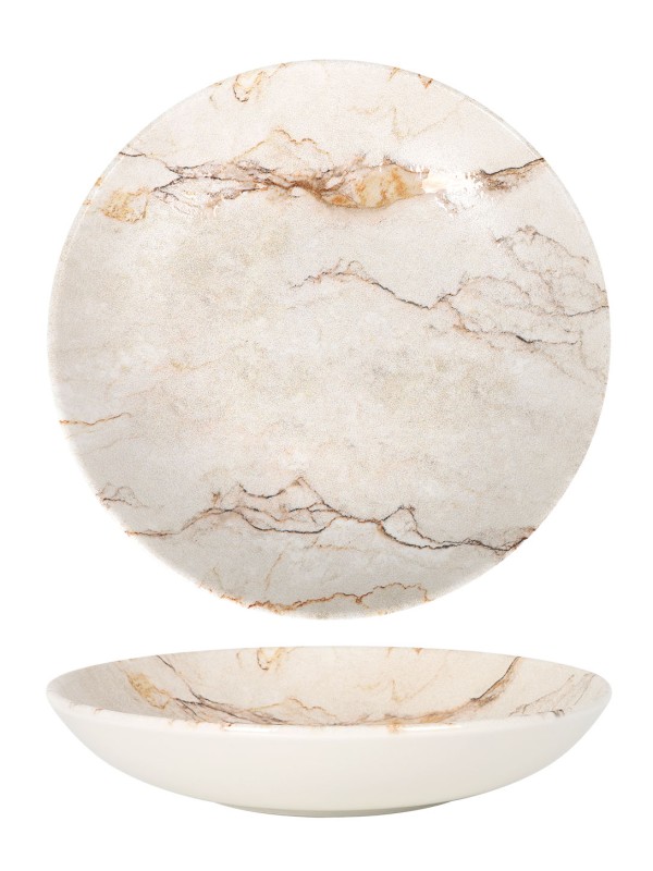 BONNA - PLATO Hondo 23 cm - md GRANIX 23 - Cajas de 6 unidades