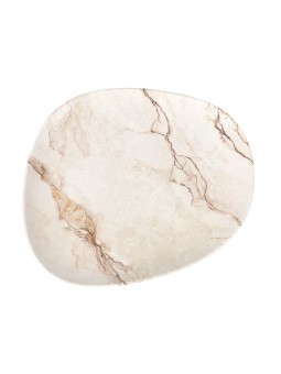 BONNA - PLATO llano 33 cm - forma organica -  md GRANIX - Cajas de 6 unidades